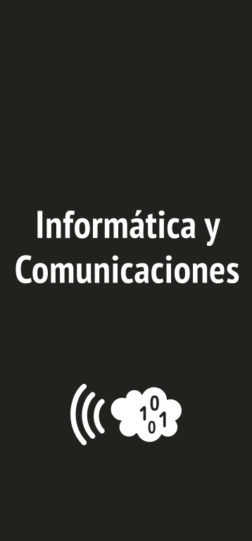 Informática y comunicaciones - negro